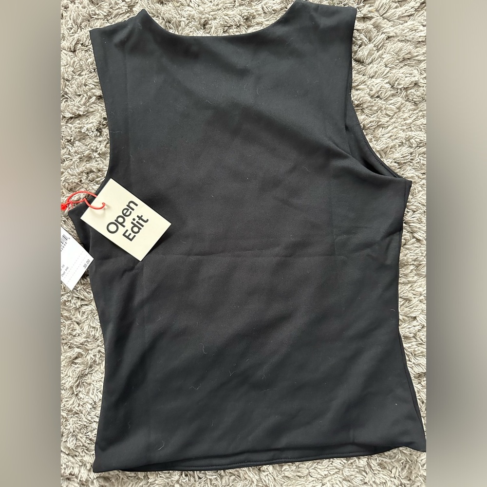 Black Open Edit Tank